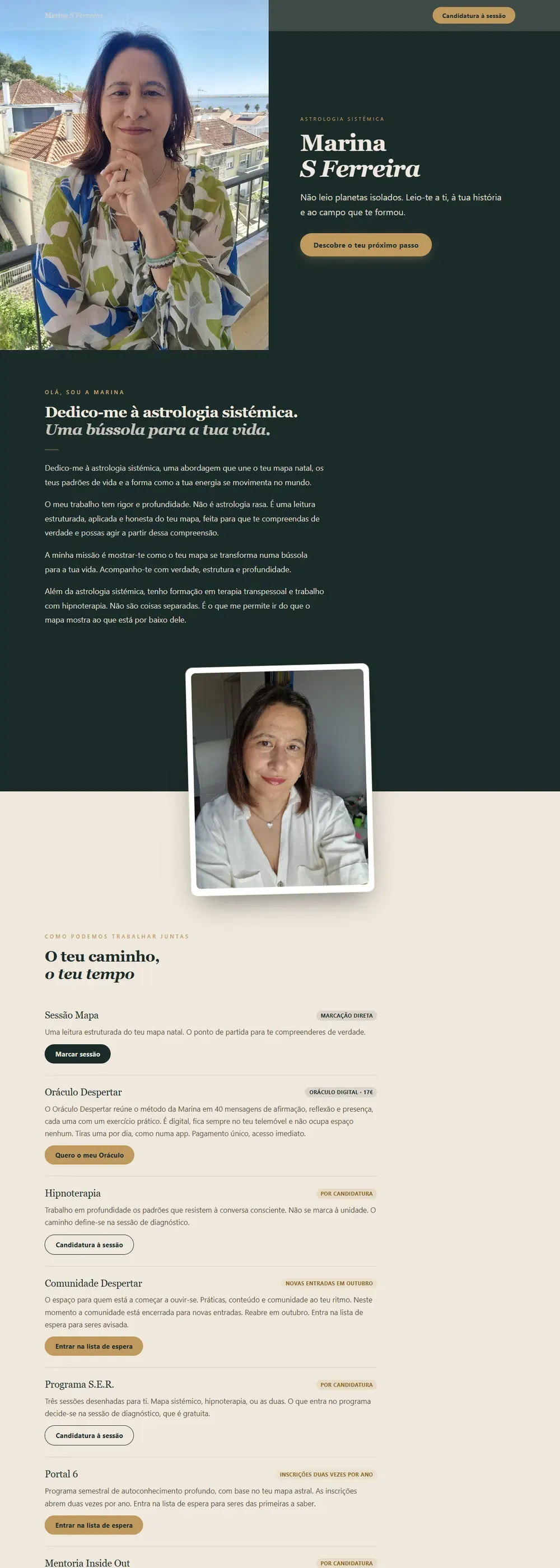 CheckInBio da Marina S Ferreira